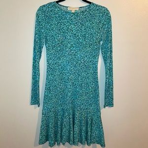 NWOT Michael Kors Fit & Flare Long Sleeve Dress!